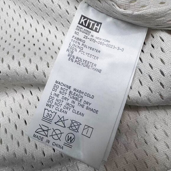 Kith Malik Long Sleeve Mesh Jersey Sandrift - Picture 6 of 6